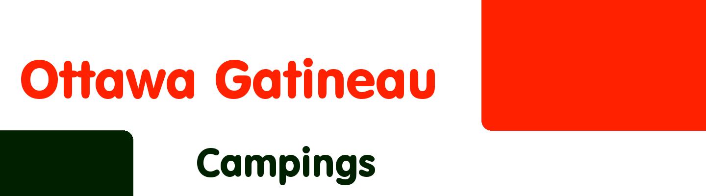 Best campings in Ottawa Gatineau - Rating & Reviews
